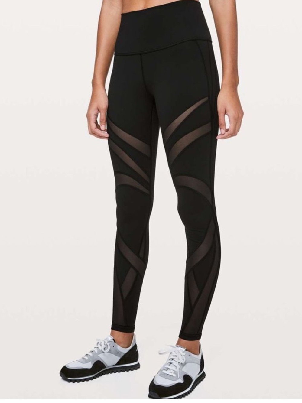 Lululemon Wunder Under High-Rise Tight Mesh 28" Black 4
